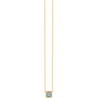 PRINCESILVERO Κολιέ Χρυσό Από Ασήμι 925 Με Ζιργκόν 45cm 3A-KD485-3Q
