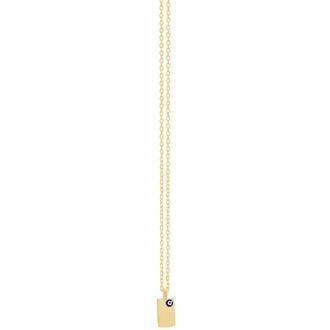 PRINCESILVERO Κολιέ Χρυσό Από Ασήμι 925 Με Ματάκι 45cm 3A-KD490-3M