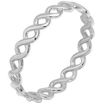 PRINCESILVERO Δαχτυλίδι Πλεκτό Από Ασήμι 925 3A-RG549-1