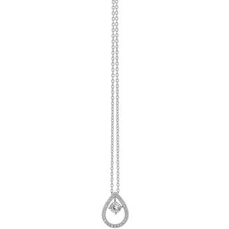 PRINCESILVERO Κολιέ Από Ασήμι 925 Με Ζιργκόν 45cm 3ZK-KD148-1