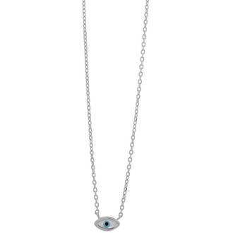 PRINCESILVERO Κολιέ Ματάκι Από Ασήμι 925 45cm 8B-KD024-1