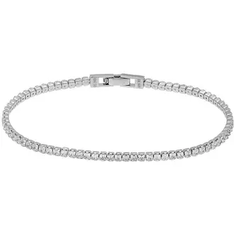 PRINCESILVERO Βραχιόλι Ριβιέρα Από Ασήμι 925 2x2mm Με Ζιργκόν 3ZK-BR136-1