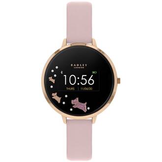 RADLEY LONDON Series 03 Smartwatch Dog Rose Gold and Pink Leather RYS03-2002