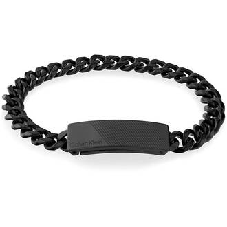 CALVIN KLEIN Βραχιόλι Μαύρο Από Ανοξείδωτο Ατσάλι 35000418