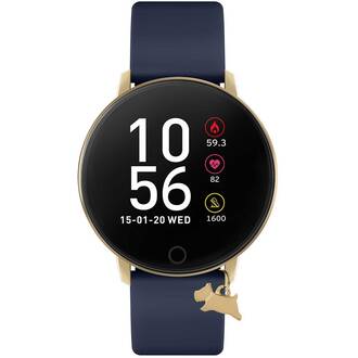 RADLEY LONDON Series 05 Smartwatch With Charm Gold and Blue Leather RYS05-2034-INT