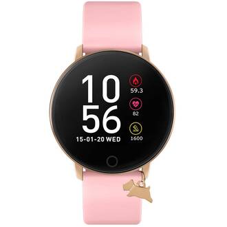 RADLEY LONDON Series 05 Smartwatch With Charm Rose Gold and Pink Leather RYS05-2040-INT