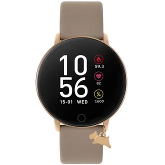 RADLEY LONDON Series 05 Smartwatch With Charm Rose Gold and Grey Leather RYS05-2098-INT