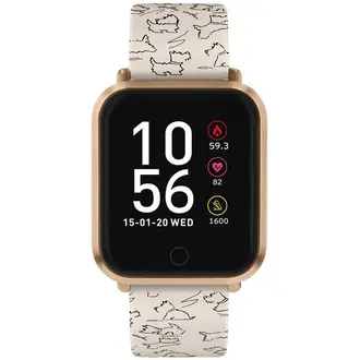RADLEY LONDON Series 06 Smartwatch Rose Gold Cream Silicone RYS06-2064
