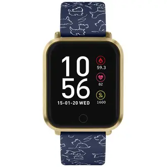 RADLEY LONDON Series 06 Smartwatch Gold Navy Blue Silicone RYS06-2066