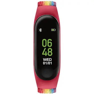 TIKKERS Series 1 Smartwatch Multicolor Canvas Strap TKS01-0019