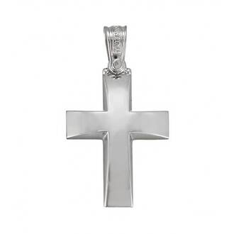 TRIANTOS White Gold Cross 14K 1.2.1115W