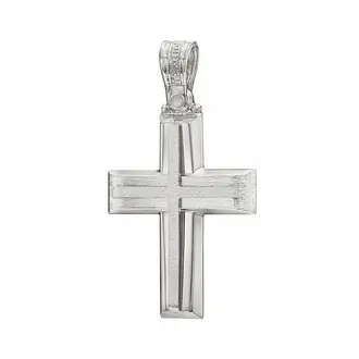 TRIANTOS Σταυρός Σε Λευκό Χρυσό 14K 1.2.1327W
