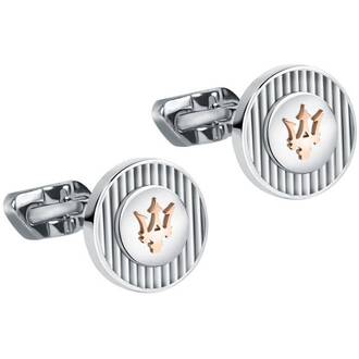 MASERATI Stainless Steel Cufflinks JM121ATK14