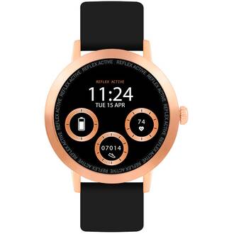 REFLEX ACTIVE Series 07 Smartwatch Black Silicon Strap RA07-2148