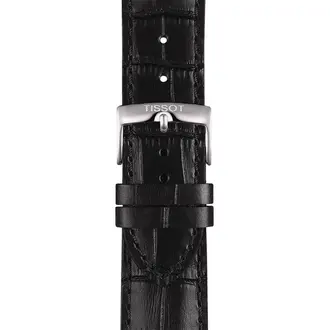 TISSOT Αυθεντικό Μαύρο Δερμάτινο Λουράκι 22/20 T852041653