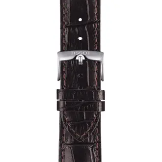 TISSOT Αυθεντικό Καφέ Δερμάτινο Λουράκι 22/20 T852041655