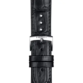 TISSOT Αυθεντικό Μαύρο Δερμάτινο Λουράκι 20/18 T852043012