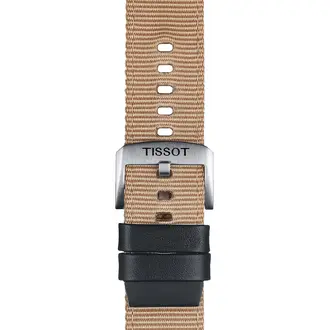 TISSOT Αυθεντικό Μπεζ Υφασμάτινο Λουράκι 22/22 T852046752