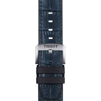 TISSOT Αυθεντικό Μπλε Λουράκι Με Δερμάτινα Και Καουτσούκ Στοιχεία 22/22 T852046765
