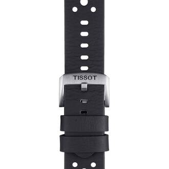 TISSOT Αυθεντικό Μαύρο Δερμάτινο Λουράκι 22/22 T852046810