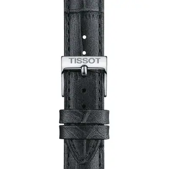 TISSOT Αυθεντικό Γκρι Δερμάτινο Λουράκι 16/15 T852047924