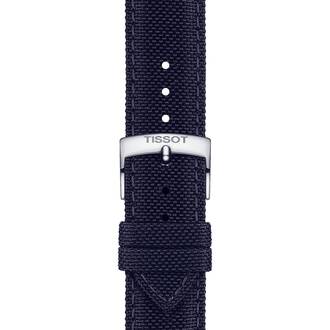 TISSOT Αυθεντικό Μπλε Υφασμάτινο Λουράκι 21/18 T852048185