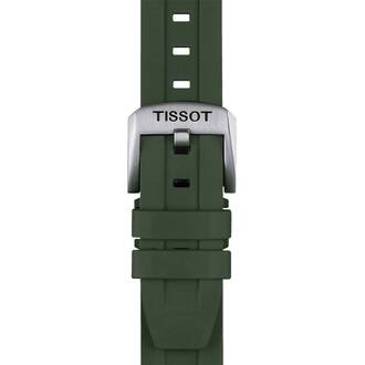 TISSOT Αυθεντικό Χακί Καουτσούκ Λουράκι 20/17 T852049054