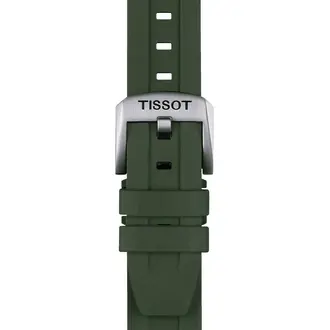 TISSOT Αυθεντικό Χακί Καουτσούκ Λουράκι 20/17 T852049054
