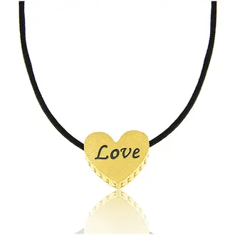 FACADORO Lucky Charm Silver 925 Necklace GI-024013-LOVE