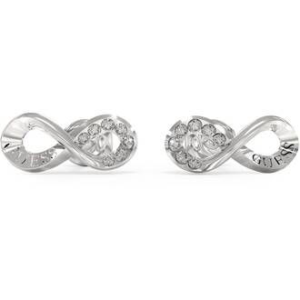 GUESS STEEL Endless Dream Ασημένια Σκουλαρίκια Με Ζιργκόν JUBE03262JWRHT-U