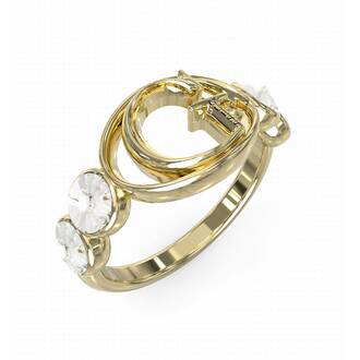 GUESS Steel Ring JUBR03359JWYG