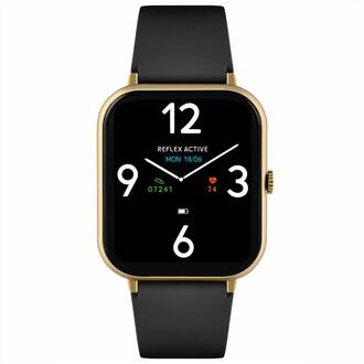 REFLEX ACTIVE Series 23 Black Silicon Strap RA23-2168