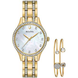 BULOVA Crystal Swarovski Gift Set 98X119