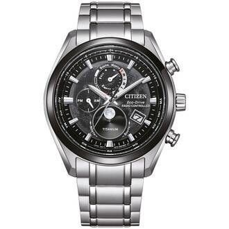 CITIZEN Tsuki-Yomi Eco-Drive Moonphase Titanium BY1018-80E