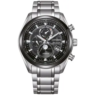 CITIZEN Tsuki-Yomi Eco-Drive Moonphase Titanium BY1018-80E