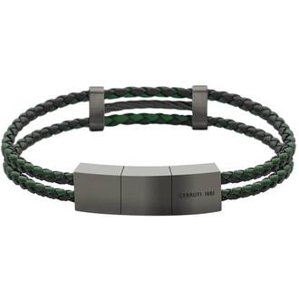 CERRUTI Strings Βραχιόλι Από Δέρμα Και Ανοξείδωτο Ατσάλι 20cm CIAGB0000903
