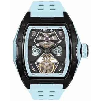 GRESHAM GL Special Edition Black and Light Blue Colourway-Horizon G1-0001-BLUE