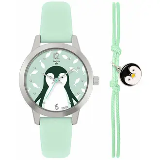 TIKKERS WWF Green Strap Penguin Set TKWWF004-SET