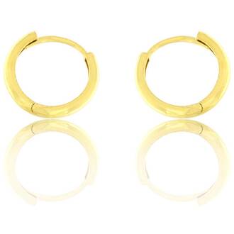 FACADORO Σκουλαρίκια Σε Κίτρινο Χρυσό 14K EAR-000570G