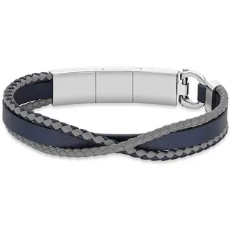 CERRUTI Shuffle Βραχιόλι Από Δέρμα Και Ανοξείδωτο Ατσάλι CIAGB2127905