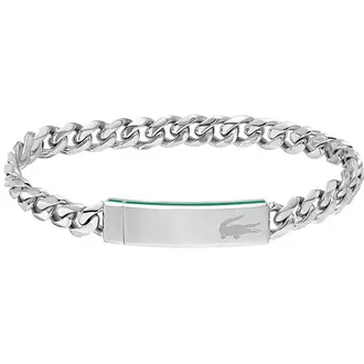 LACOSTE Βραχιόλι Ασημένιο Από Ανοξείδωτο Ατσάλι 19cm 2040081