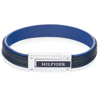 TOMMY HILFIGER Βραχιόλι Από Δέρμα Και Ανοξείδωτο Ατσάλι 2790558