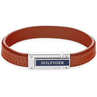 TOMMY HILFIGER Leather Stainless Steel Bracelet 2790560