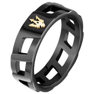 MASERATI Stainless Steel Ring JM334AVD510