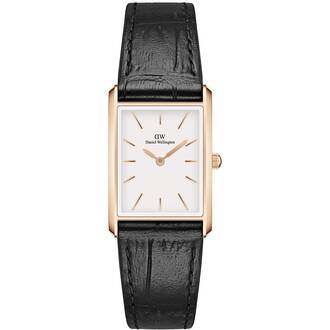 DANIEL WELLINGTON Bound Black Crocodile Rose Gold DW00100693