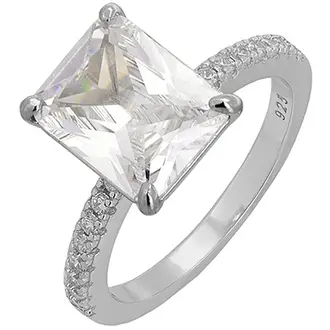PRINCESILVERO Δαχτυλίδι Μονόπετρο Από Ασήμι 925 3ZK-RG203-1