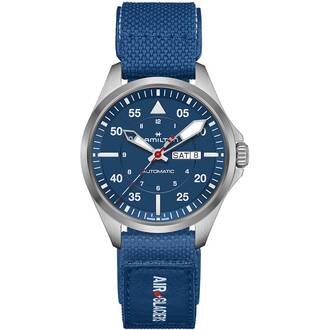 HAMILTON Khaki Aviation Pilot Day Date Automatic Air Glaciers Edition H64655941