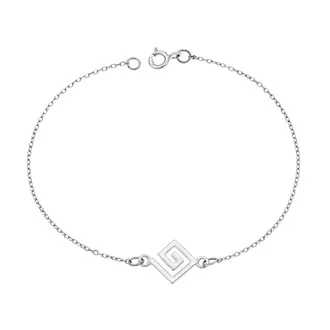 Βραχιόλι Senza Silver 925, μαίανδρος