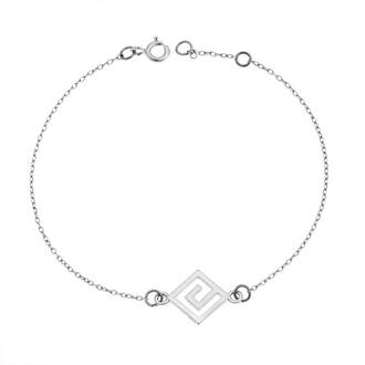 Βραχιόλι Senza Silver 925, μαίανδρος