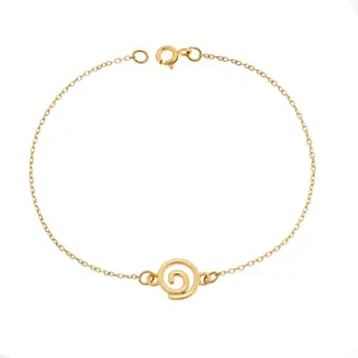 Βραχιόλι Senza Silver 925 Gold Plated, καράβολας